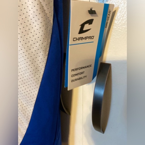 CHAMPRO Men's Clean Up 2-Button Baseball Jersey, S - Picture 6 of 6